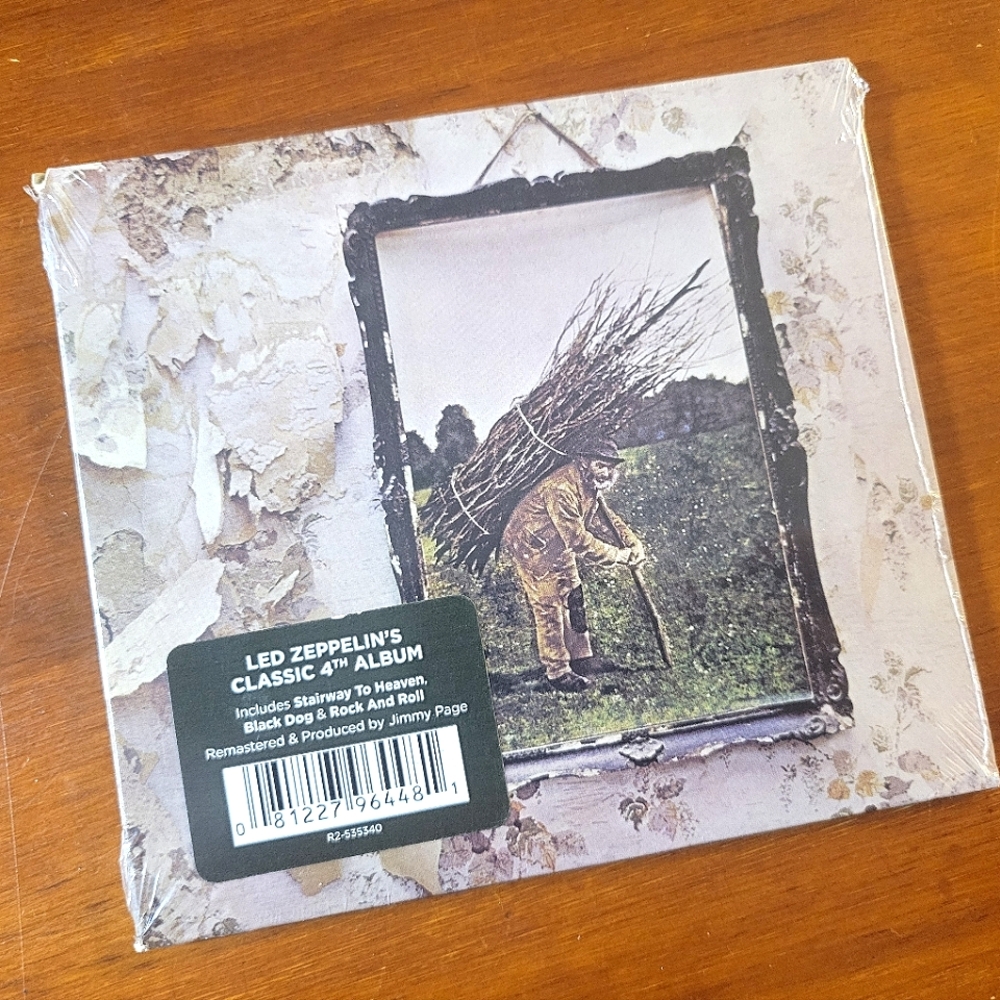 Led Zeppelin Classic 4th Album NWT CD Remastered By Jimmy Page Rock Music